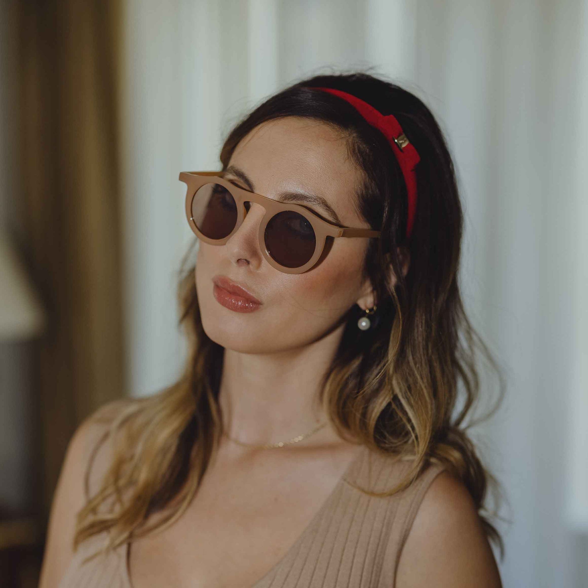Eva Amurri wears The Happily Eva After Collection Nives Sunglasses
