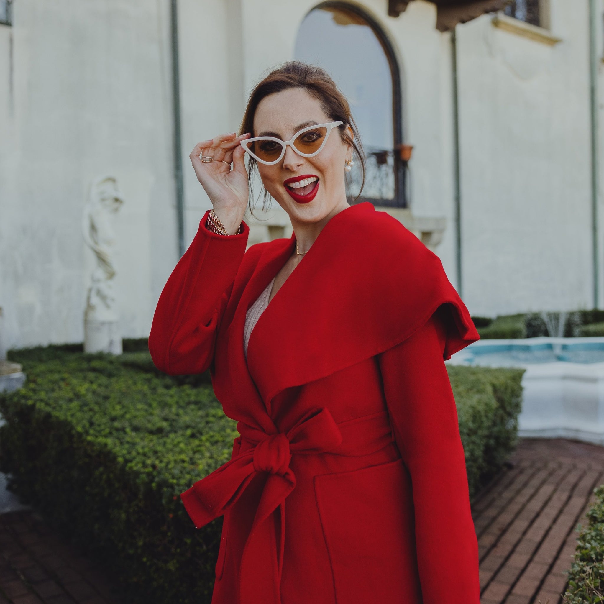 Eva Amurri wears The Happily Eva After Collection Milvia Sunglasses