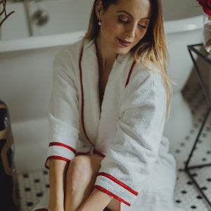 Eva Amurri wears The Happily Eva After Collection Roberta Bathrobe