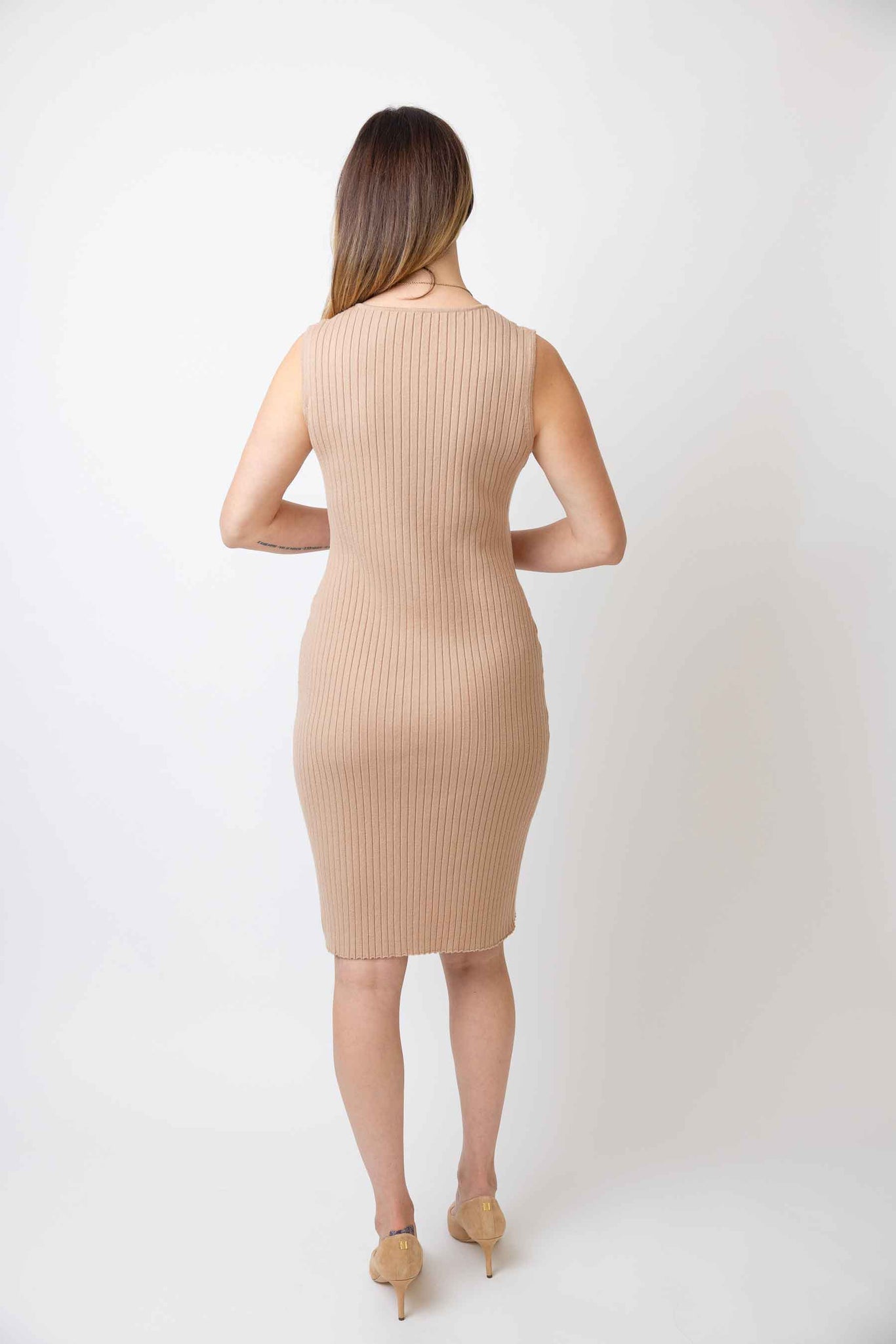 The back of The Happily Eva After Collection Eva Dress