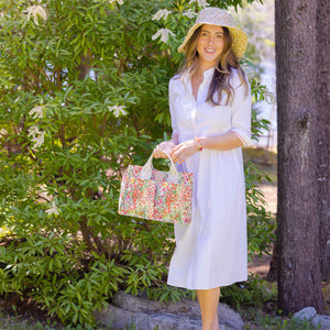 Eva Amurri carries The Happily Eva After Collection Bar Harbor Bag